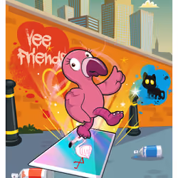 Forthright Flamingo #3308