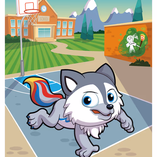 Whimsical Wolf #53511