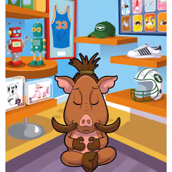 Wily Wild Boar #22143
