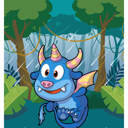 Thoughtful Three Horned Harpik #48324