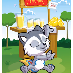 Whimsical Wolf #53398