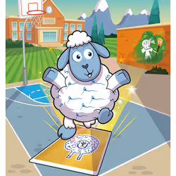 Lit Lamb #6016