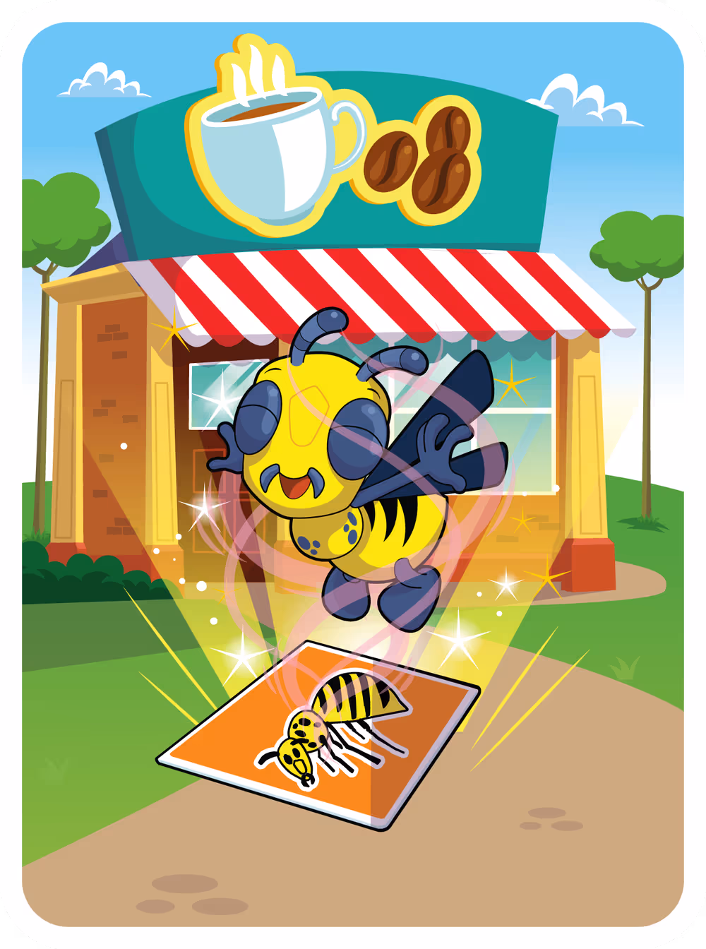Wise Wasp #10002