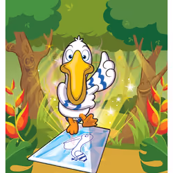 Peaceful Pelican #7038