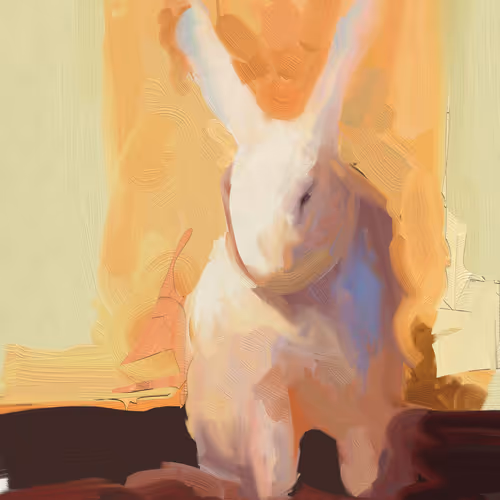 white rabbit
