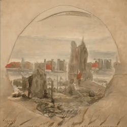 Oval With Rocks