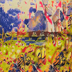 Carnival Painting In A Landscape