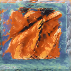 Blue And Orange Red