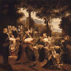 Dance Scene In L'Étude
