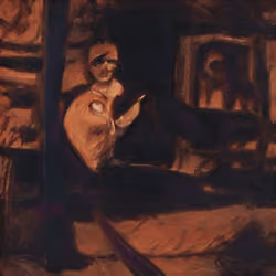 Woman Reading At Night