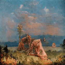 Woman In A Landscape With A Man With Wheaten