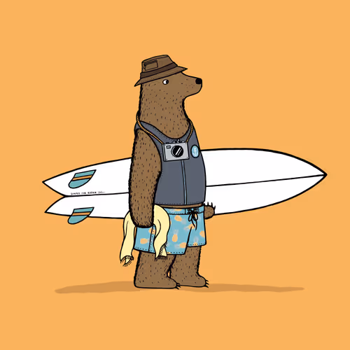 Safari Surfer - Token ID 35