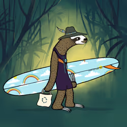 Safari Surfer - Token ID 218