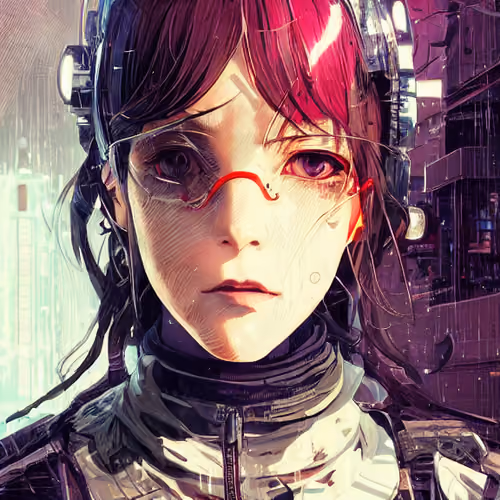 AI cyberpunk girl #143