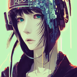 AI cyberpunk girl #119