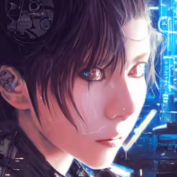 AI cyberpunk girl #74