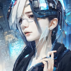 AI cyberpunk girl #72