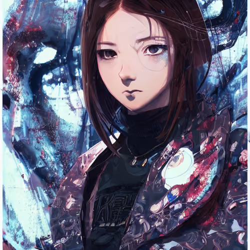 AI cyberpunk girl #103