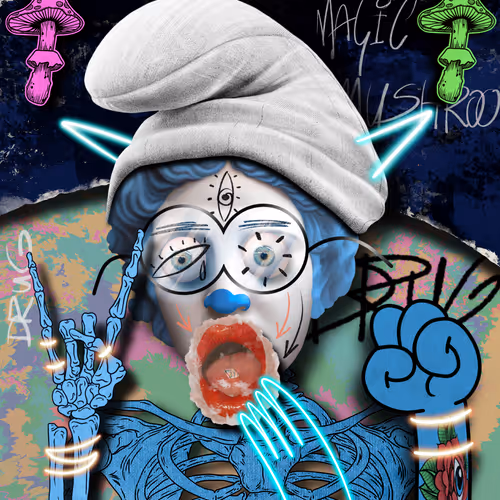 HUMANOID serial 2 #042 Smurf