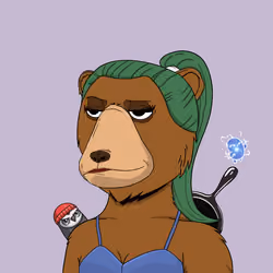 Okay Mama Moon Azuki Bears Yacht Club #4873