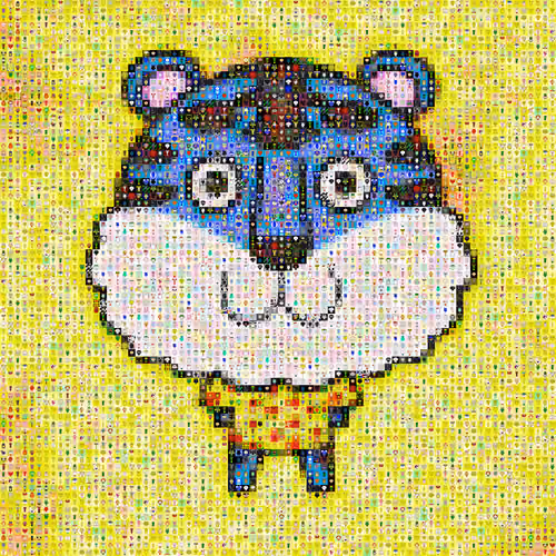 Crypto Baby Animals Mosaic #4820