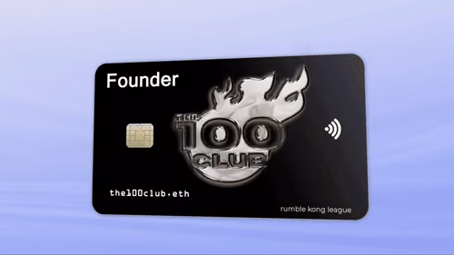 The 100 Club Founders Card #53/100
