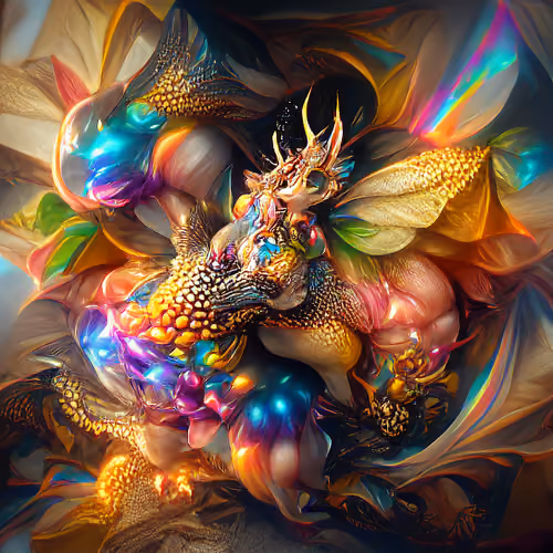 AI MAGICAL DRAGON #2554