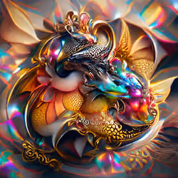 AI MAGICAL DRAGON #123