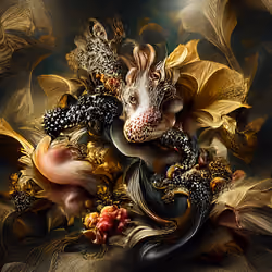 AI MAGICAL DRAGON #3499
