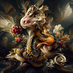 AI MAGICAL DRAGON #3413