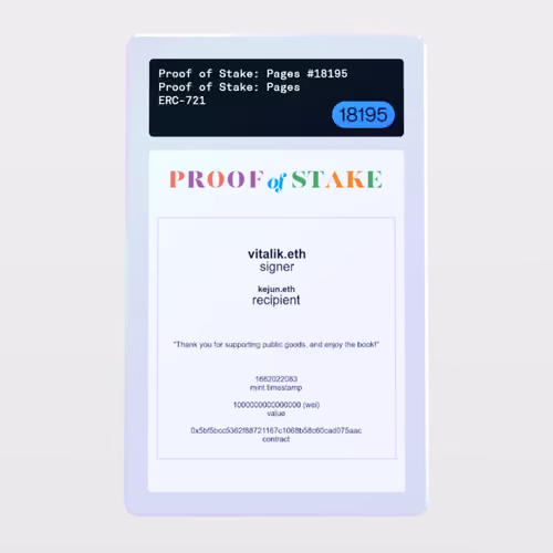 Minter Token - Proof of Stake: Pages #18195