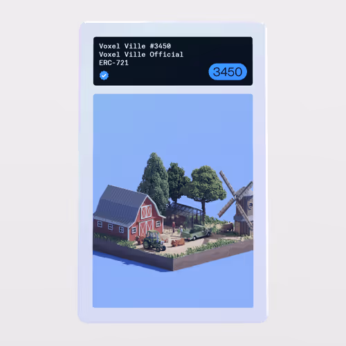 Minter Token - Voxel Ville Official #3450