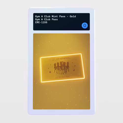 Minter Token - Gym A Club Pass #0