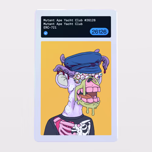 Minter Token - Mutant Ape Yacht Club #26126
