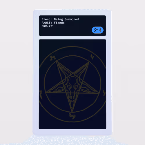 Minter Token - FAUST: Fiends #214