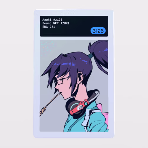 Minter Token - Bound NFT AZUKI #3126