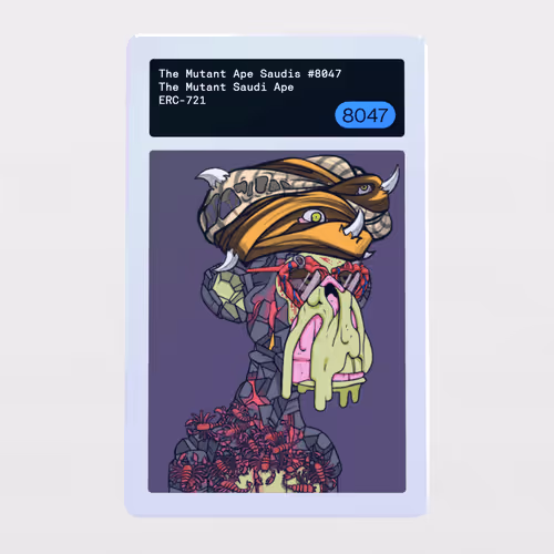 Minter Token - The Mutant Saudi Ape #8047