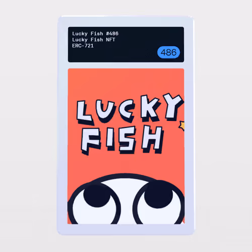 Minter Token - Lucky Fish NFT #486
