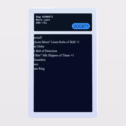 Minter Token - More Loot #200871
