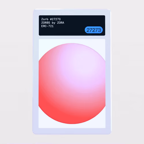 Minter Token - ZORBS by ZORA #27273
