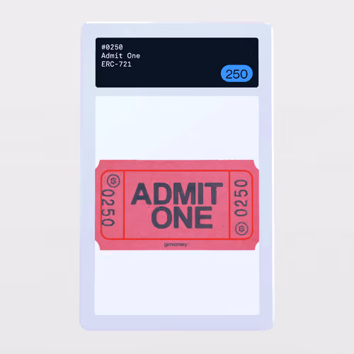 Minter Token - Admit One #250