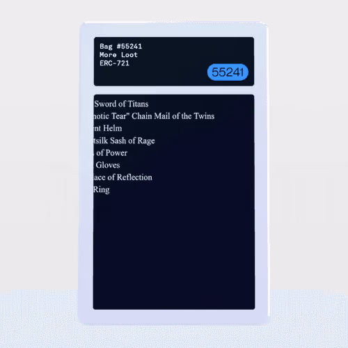 Minter Token - More Loot #55241