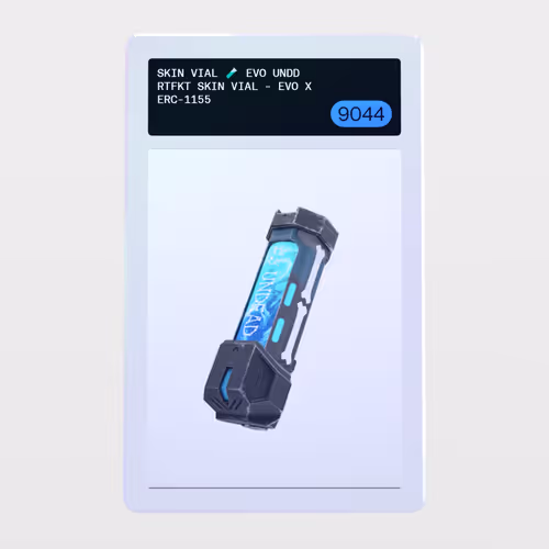 Minter Token - RTFKT SKIN VIAL - EVO X #9044