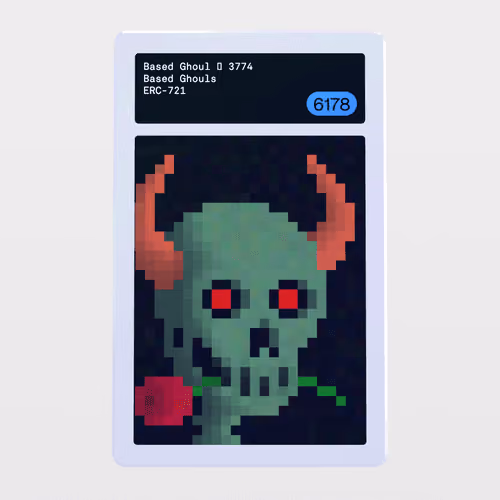 Minter Token - Based Ghouls #6178