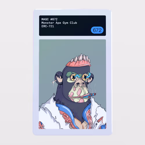 Minter Token - Monster Ape Gym Club #672