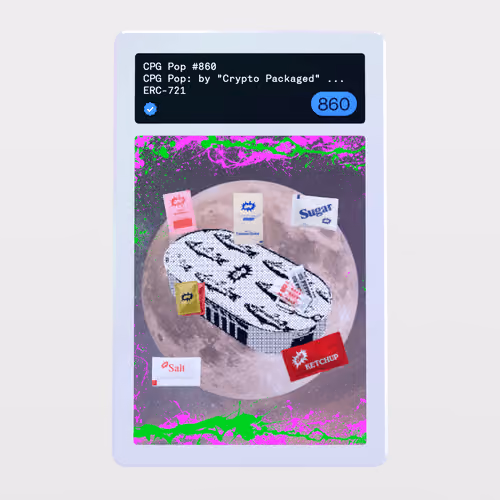 Minter Token - CPG Pop: by "Crypto Packaged" GOODS #860