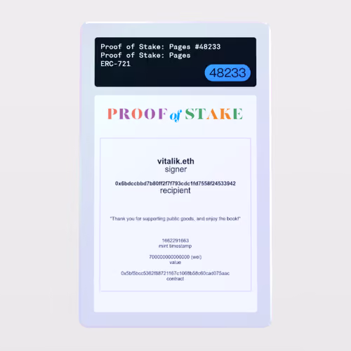 Minter Token - Proof of Stake: Pages #48233