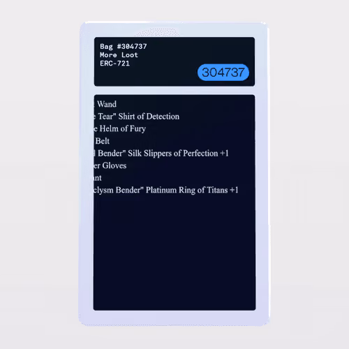 Minter Token - More Loot #304737