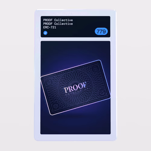 Minter Token - PROOF Collective #779