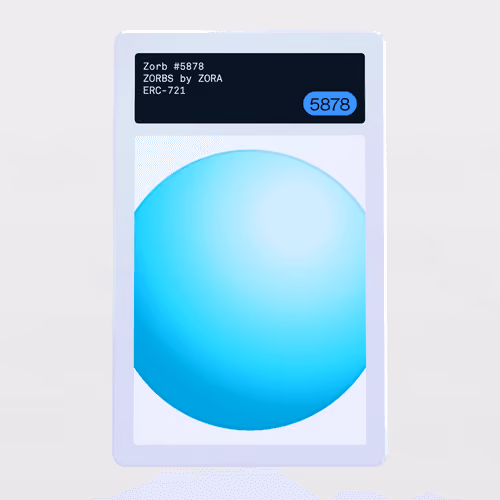 Minter Token - ZORBS by ZORA #5878